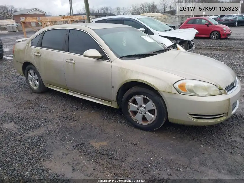 2G1WT57K591126323 2009 Chevrolet Impala Lt