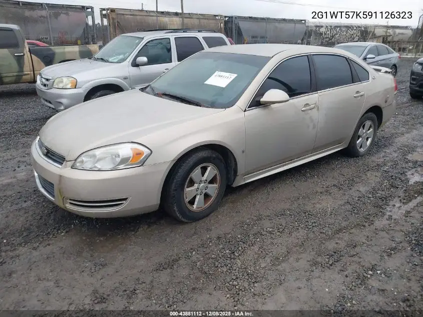 2G1WT57K591126323 2009 Chevrolet Impala Lt