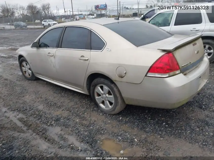 2G1WT57K591126323 2009 Chevrolet Impala Lt
