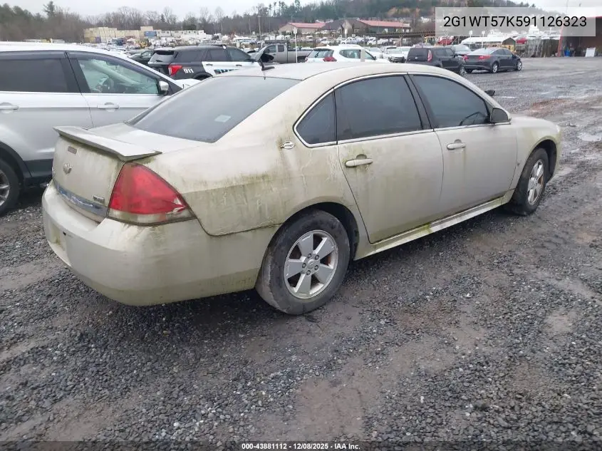 2G1WT57K591126323 2009 Chevrolet Impala Lt