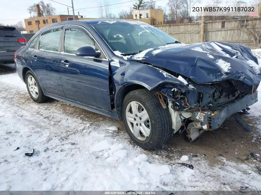 2G1WB57K991187032 2009 Chevrolet Impala Ls