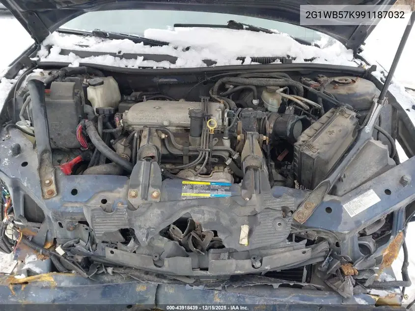 2G1WB57K991187032 2009 Chevrolet Impala Ls
