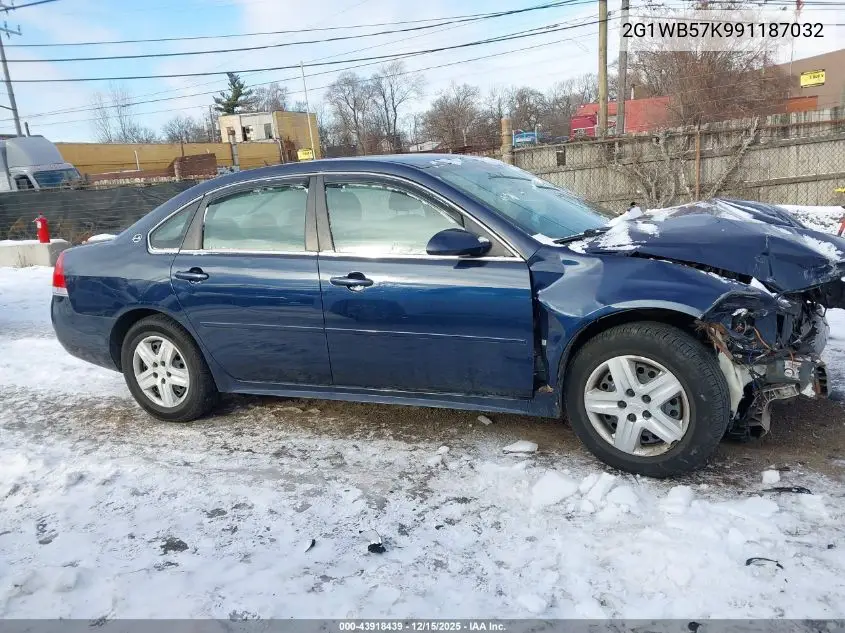 2G1WB57K991187032 2009 Chevrolet Impala Ls