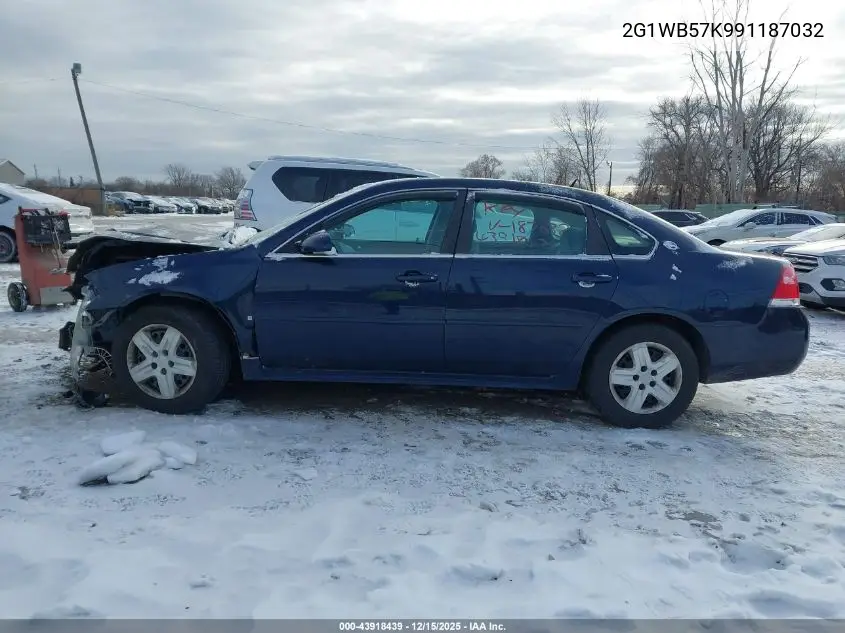 2G1WB57K991187032 2009 Chevrolet Impala Ls