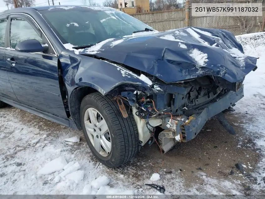 2G1WB57K991187032 2009 Chevrolet Impala Ls