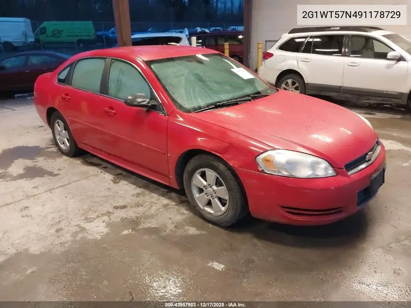 2G1WT57N491178729 2009 Chevrolet Impala Lt