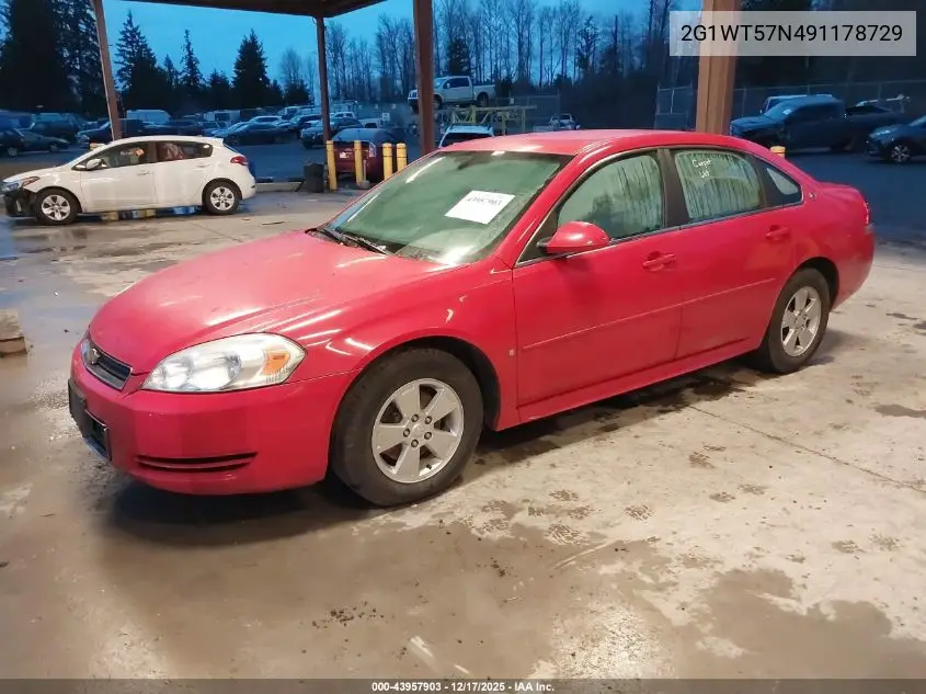 2G1WT57N491178729 2009 Chevrolet Impala Lt