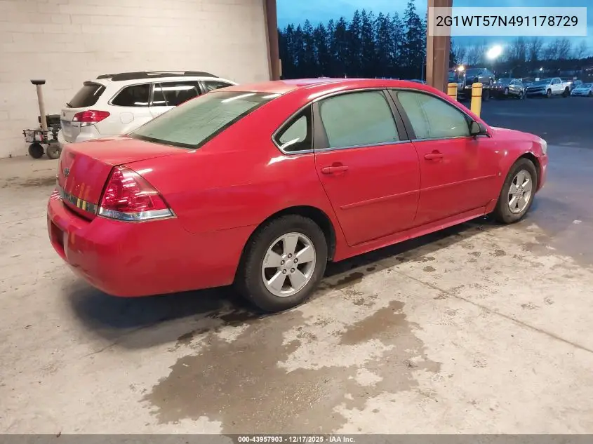 2G1WT57N491178729 2009 Chevrolet Impala Lt