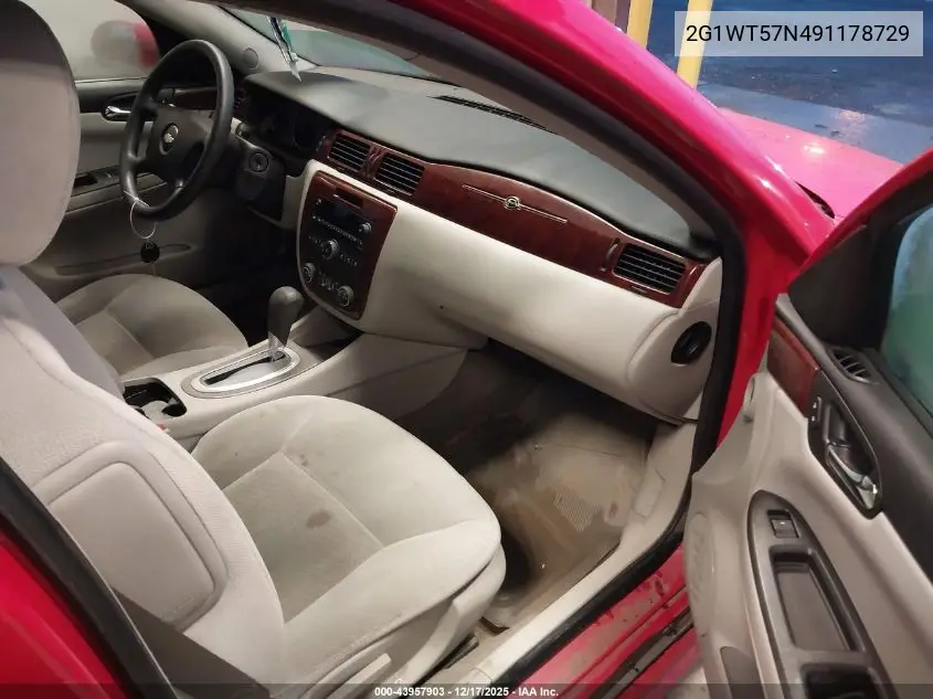 2G1WT57N491178729 2009 Chevrolet Impala Lt