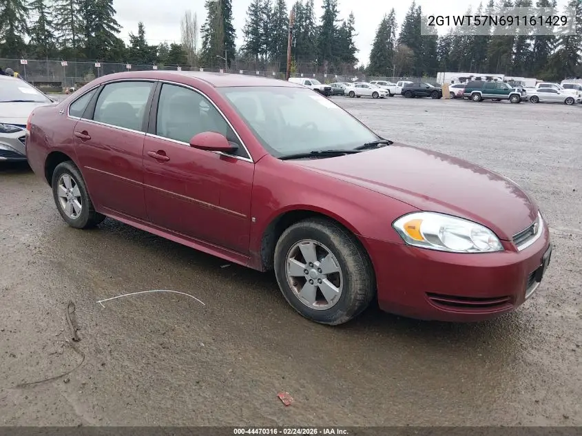2G1WT57N691161429 2009 Chevrolet Impala Lt