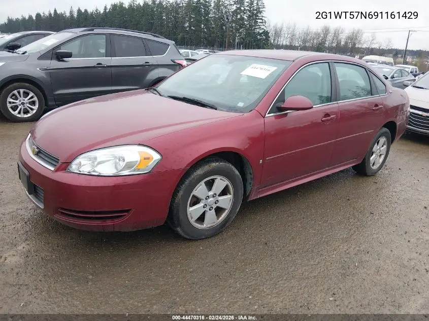 2G1WT57N691161429 2009 Chevrolet Impala Lt