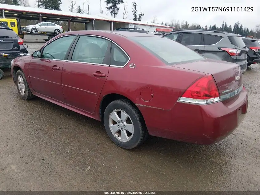 2G1WT57N691161429 2009 Chevrolet Impala Lt