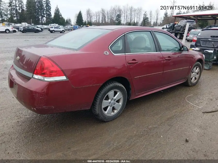 2G1WT57N691161429 2009 Chevrolet Impala Lt