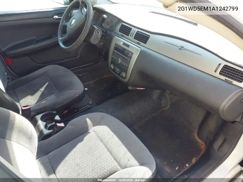 2G1WD5EM1A1242799 2010 Chevrolet Impala Police
