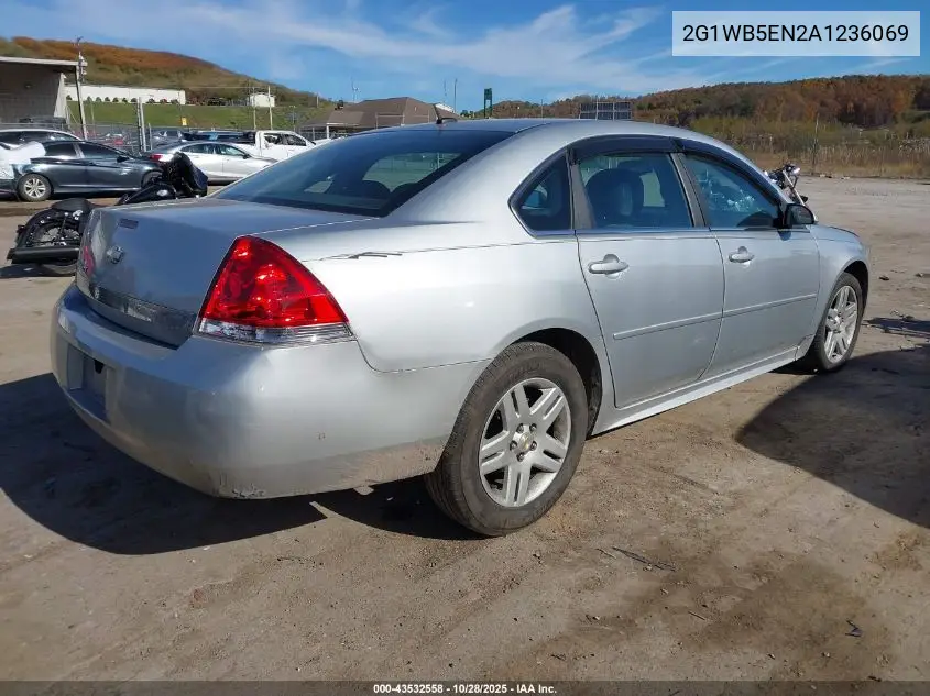 2G1WB5EN2A1236069 2010 Chevrolet Impala Lt