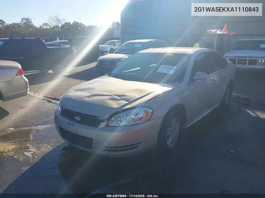2G1WA5EKXA1110843 2010 Chevrolet Impala Ls