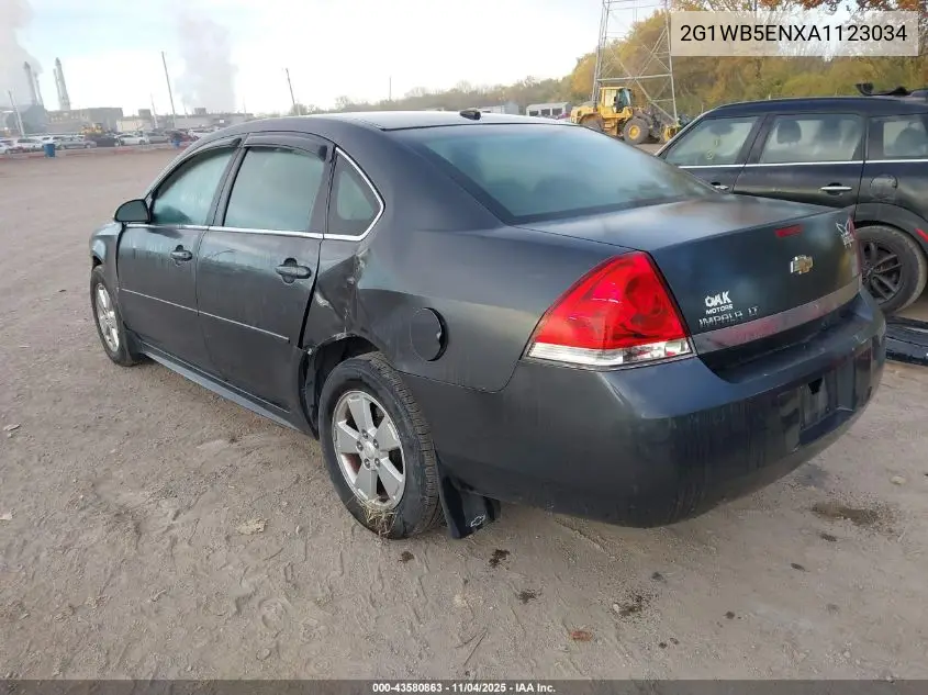 2G1WB5ENXA1123034 2010 Chevrolet Impala Lt