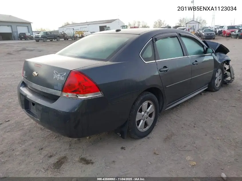 2G1WB5ENXA1123034 2010 Chevrolet Impala Lt