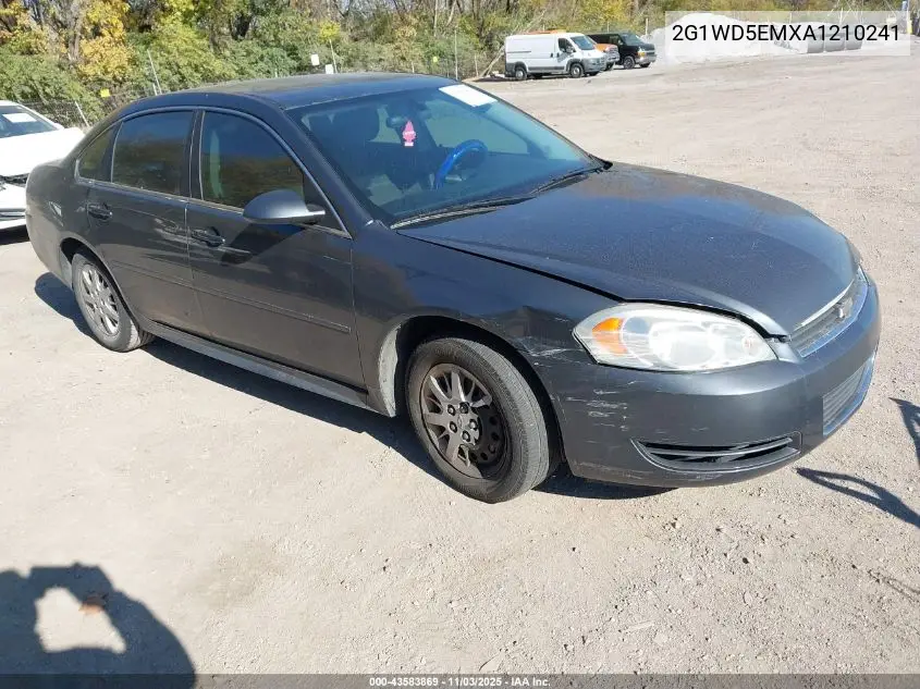 2G1WD5EMXA1210241 2010 Chevrolet Impala Police