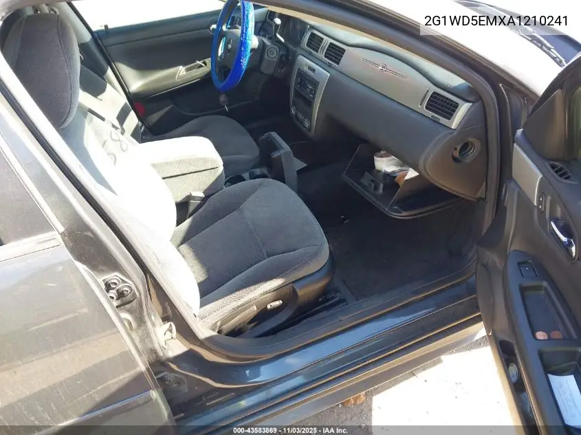 2G1WD5EMXA1210241 2010 Chevrolet Impala Police
