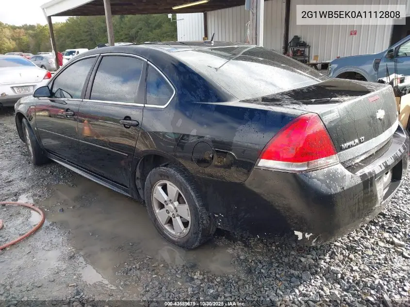2G1WB5EK0A1112808 2010 Chevrolet Impala Lt