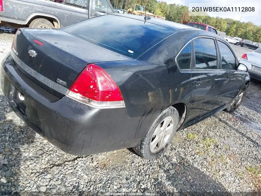 2G1WB5EK0A1112808 2010 Chevrolet Impala Lt
