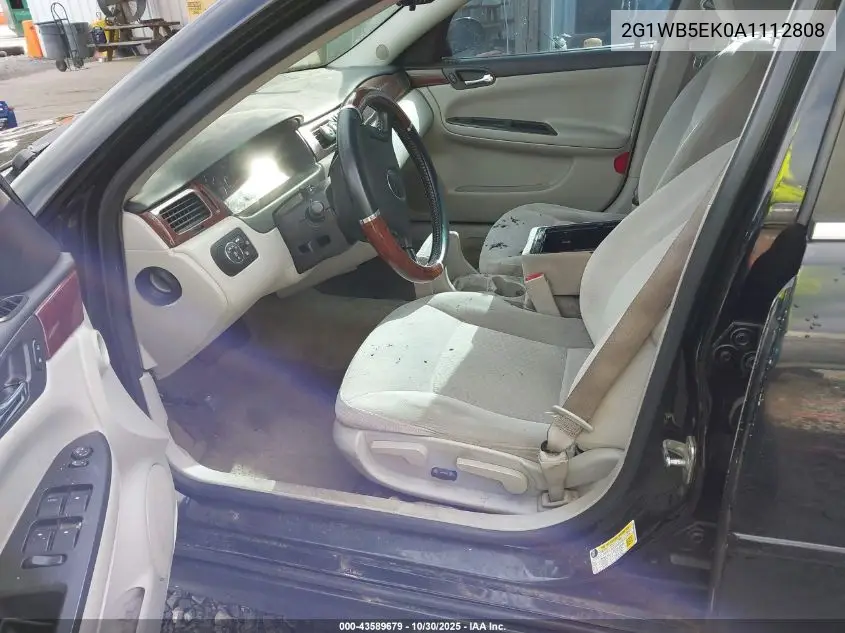 2G1WB5EK0A1112808 2010 Chevrolet Impala Lt