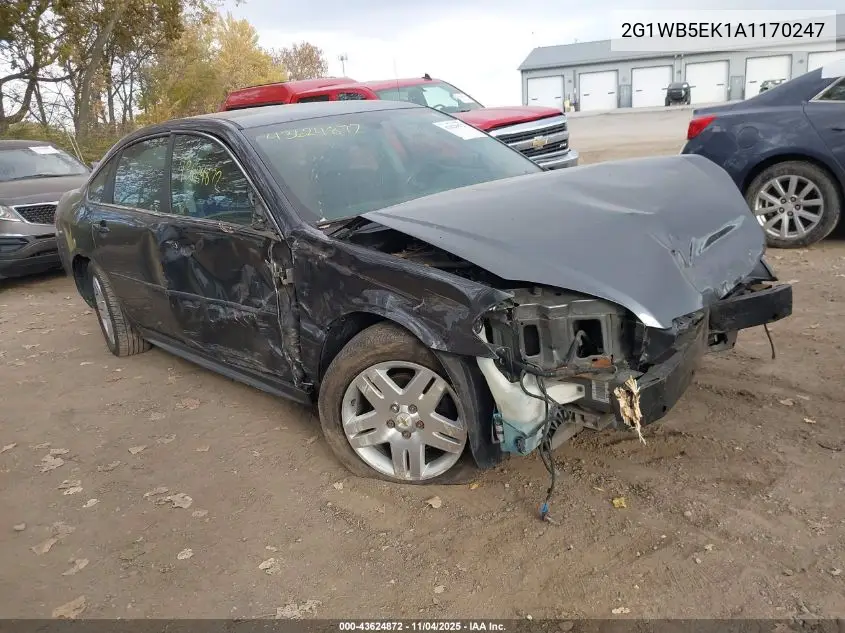 2G1WB5EK1A1170247 2010 Chevrolet Impala Lt