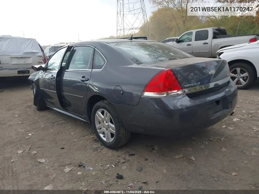 2G1WB5EK1A1170247 2010 Chevrolet Impala Lt