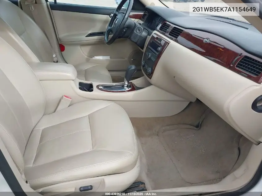 2G1WB5EK7A1154649 2010 Chevrolet Impala Lt