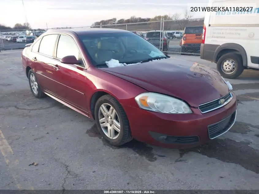 2G1WB5EK5A1182627 2010 Chevrolet Impala Lt