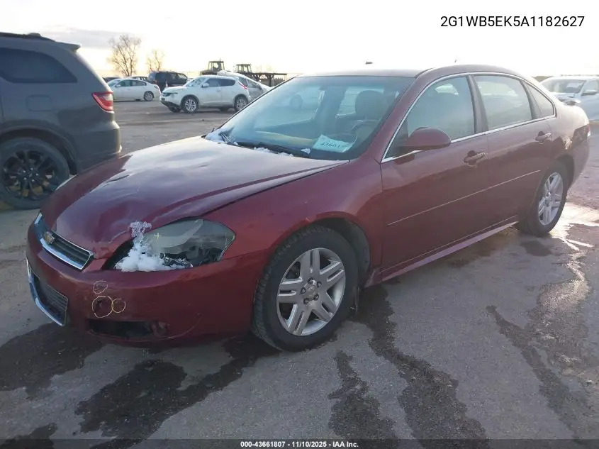 2G1WB5EK5A1182627 2010 Chevrolet Impala Lt