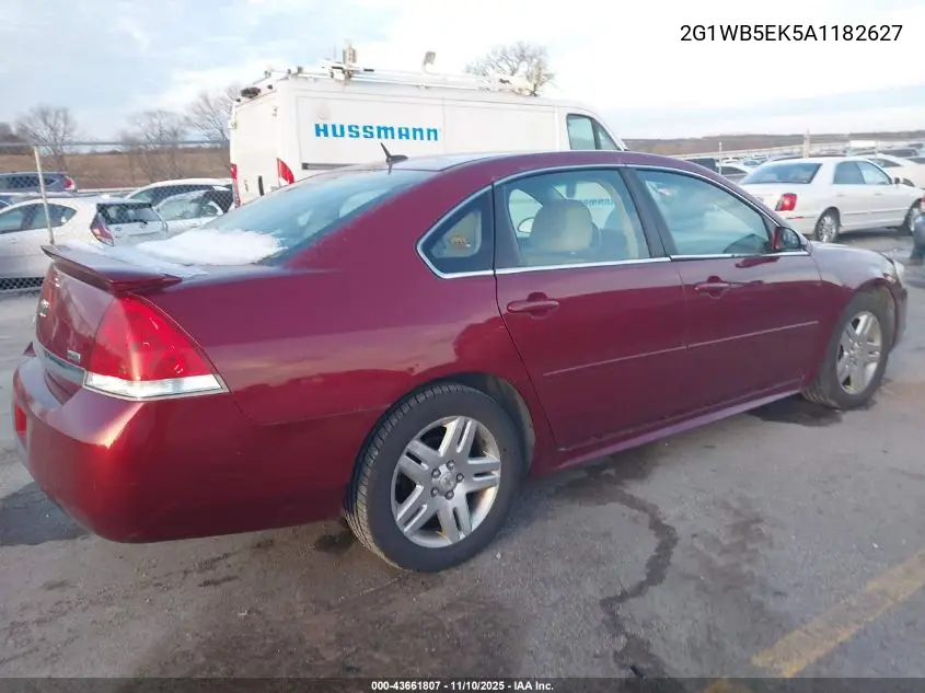 2G1WB5EK5A1182627 2010 Chevrolet Impala Lt