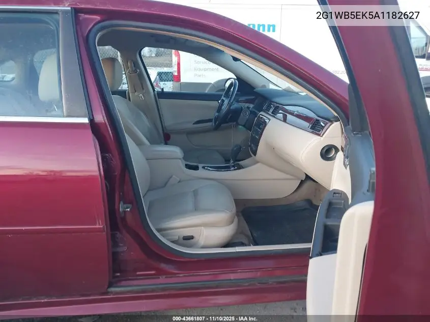 2G1WB5EK5A1182627 2010 Chevrolet Impala Lt