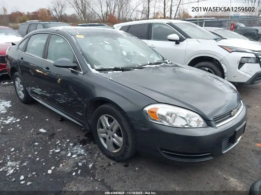2G1WA5EK5A1259502 2010 Chevrolet Impala Ls