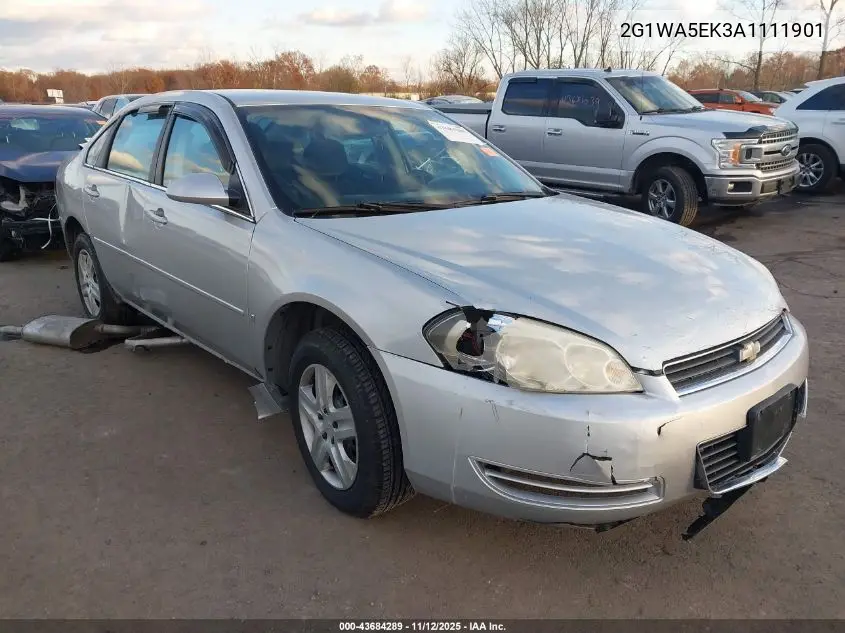 2G1WA5EK3A1111901 2010 Chevrolet Impala Ls