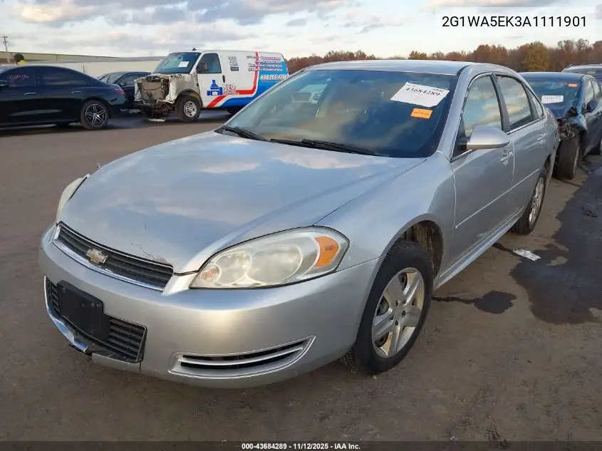 2G1WA5EK3A1111901 2010 Chevrolet Impala Ls