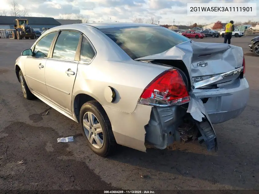 2G1WA5EK3A1111901 2010 Chevrolet Impala Ls