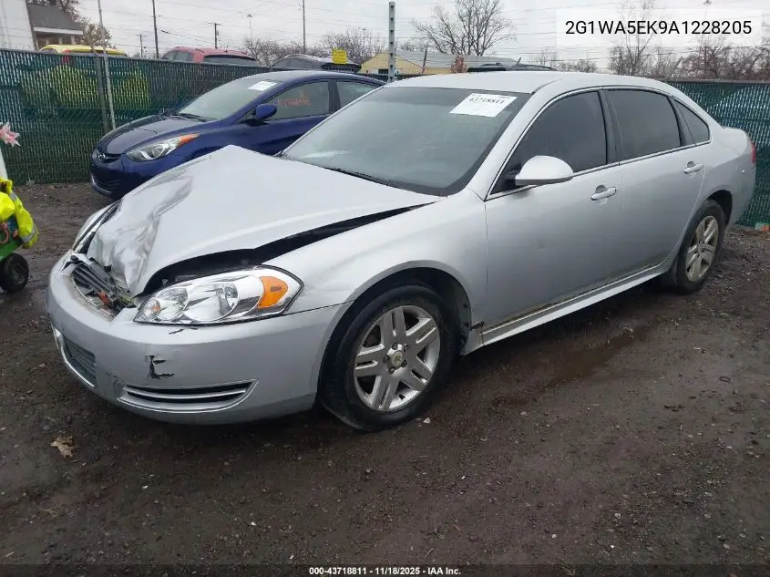 2G1WA5EK9A1228205 2010 Chevrolet Impala Ls