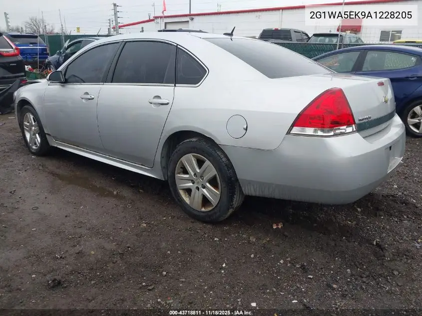 2G1WA5EK9A1228205 2010 Chevrolet Impala Ls