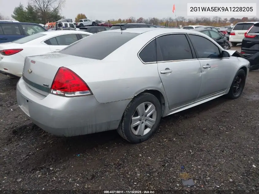 2G1WA5EK9A1228205 2010 Chevrolet Impala Ls