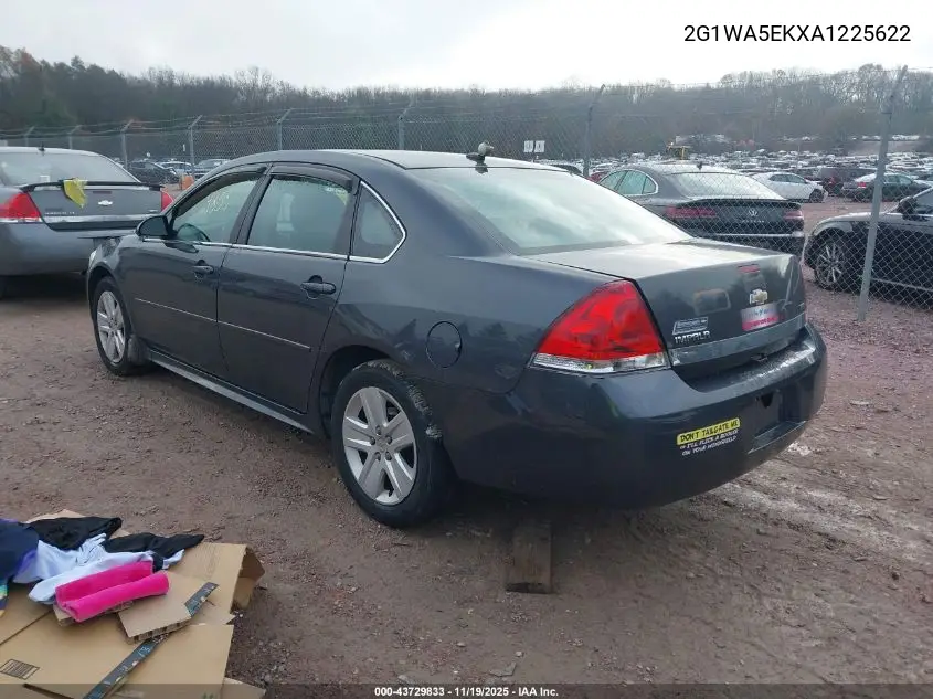 2G1WA5EKXA1225622 2010 Chevrolet Impala Ls