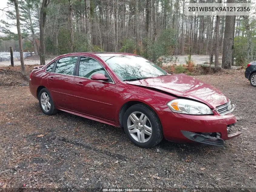 2G1WB5EK9A1212356 2010 Chevrolet Impala Lt