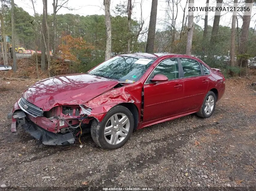2G1WB5EK9A1212356 2010 Chevrolet Impala Lt