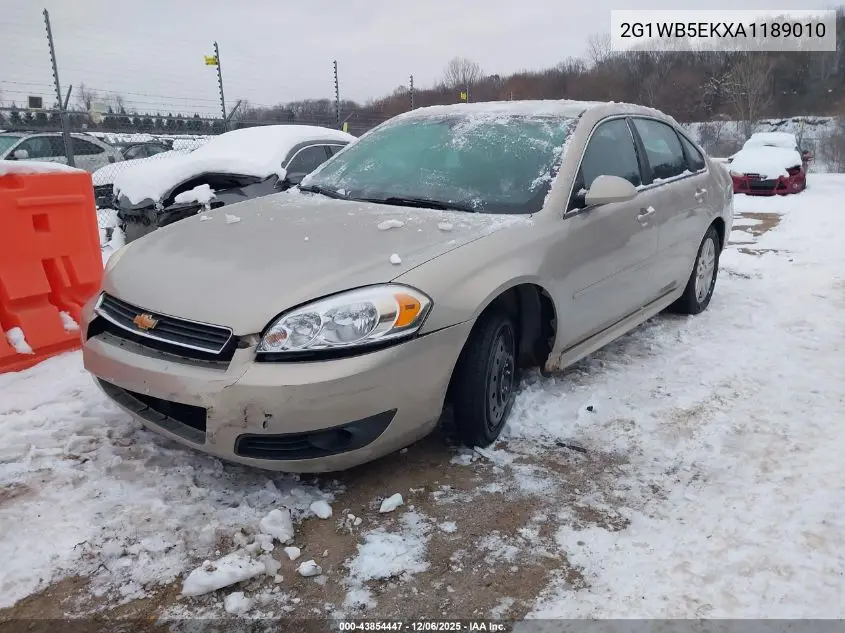 2G1WB5EKXA1189010 2010 Chevrolet Impala Lt