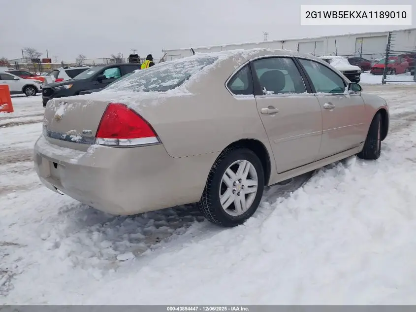 2G1WB5EKXA1189010 2010 Chevrolet Impala Lt
