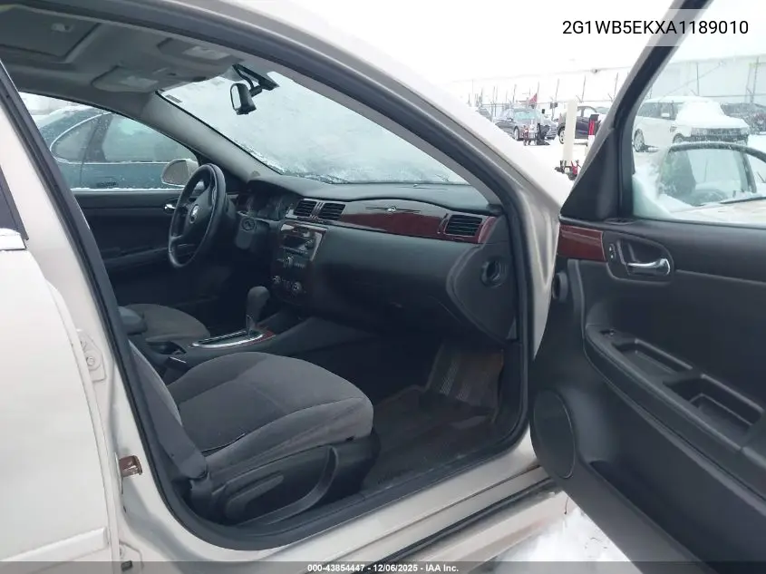 2G1WB5EKXA1189010 2010 Chevrolet Impala Lt