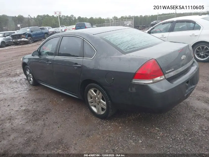 2G1WA5EK5A1110605 2010 Chevrolet Impala Ls