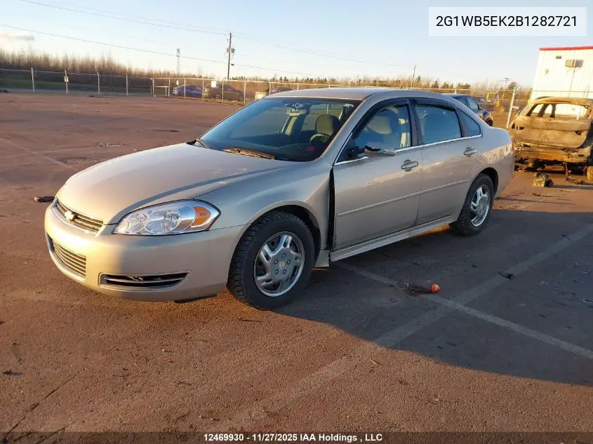2G1WB5EK2B1282721 2011 Chevrolet Impala Lt