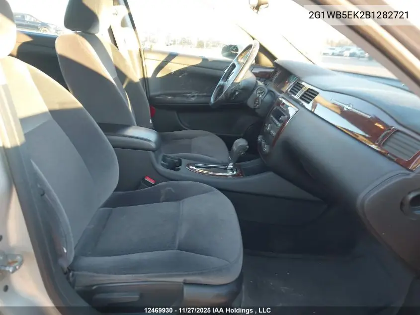 2G1WB5EK2B1282721 2011 Chevrolet Impala Lt